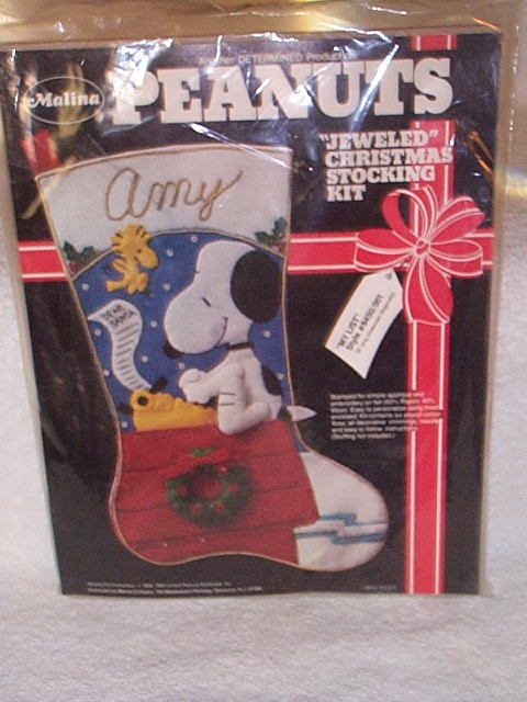 Buy Peanuts Snoopy's Stocking Latch Hook Crochet Rug Kit Christmas