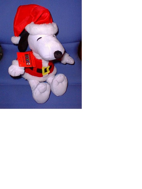 hallmark snoopy plush christmas